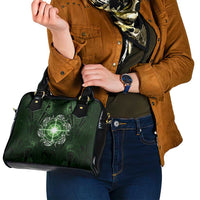 New Zealand Matariki Tupuarangi Shoulder Handbag Maori Moko Green Galaxy