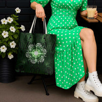 New Zealand Matariki Tupuarangi Tote Bag Maori Moko Green Galaxy