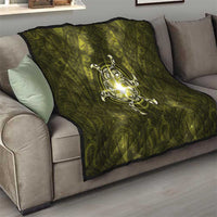 New Zealand Matariki Hiwaiterangi Quilt Maori Moko Yellow Galaxy
