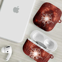 New Zealand Matariki Pohutukawa AirPods Case Maori Moko Red Galaxy LT05 - Polynesian Pride