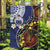 Samoa And Australia Together Garden Flag Aboriginal Mix Polynesian