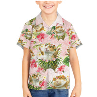 Hawaii Guinea Hula Pig Family Matching Mermaid Dress and Hawaiian Shirt Funny Tropical Style
