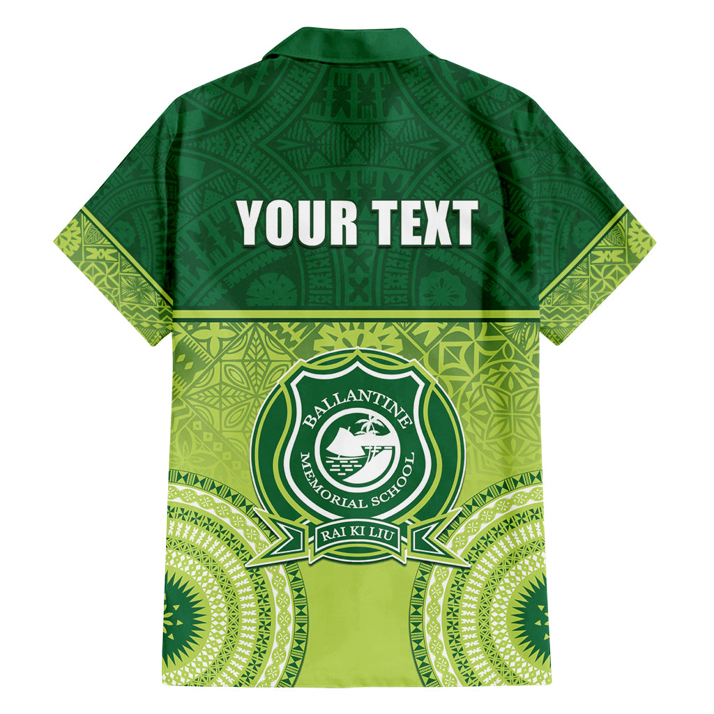 Personalised Ballantine Memorial School Family Matching Long Sleeve Bodycon Dress and Hawaiian Shirt With Fijian Tapa Pattern LT05 - Polynesian Pride