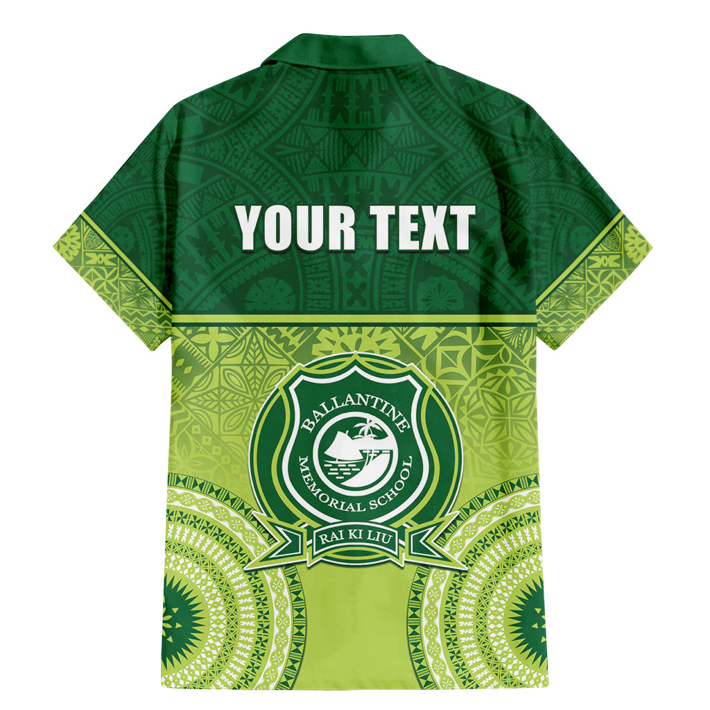 Personalised Ballantine Memorial School Family Matching Mermaid Dress and Hawaiian Shirt With Fijian Tapa Pattern LT05 - Polynesian Pride