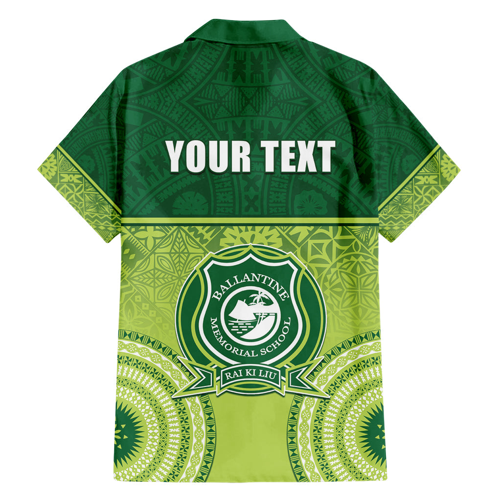Personalised Ballantine Memorial School Family Matching Short Sleeve Bodycon Dress and Hawaiian Shirt With Fijian Tapa Pattern LT05 - Polynesian Pride
