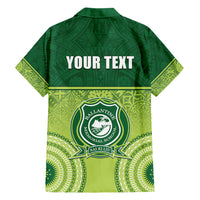 Personalised Ballantine Memorial School Family Matching Tank Maxi Dress and Hawaiian Shirt With Fijian Tapa Pattern LT05 - Polynesian Pride