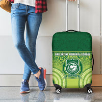 Ballantine Memorial School Luggage Cover With Fijian Tapa Pattern
