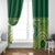Ballantine Memorial School Window Curtain With Fijian Tapa Pattern