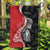 New Zealand Aotearoa Garden Flag Kiwi Fern Maori Pattern Red Version