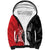 New Zealand Aotearoa Sherpa Hoodie Kiwi Fern Maori Pattern Red Version