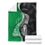 New Zealand Aotearoa Blanket Kiwi Fern Maori Pattern Green Version