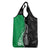 New Zealand Aotearoa Grocery Bag Kiwi Fern Maori Pattern Green Version