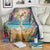Aloha Hawaii Blanket Hula Martini Tropical Vibes - Polynesian Pride