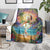 Aloha Hawaii Blanket Hula Martini Tropical Vibes - Polynesian Pride