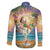 Aloha Hawaii Family Matching Puletasi and Hawaiian Shirt Hula Martini Tropical Vibes - Polynesian Pride