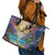 Aloha Hawaii Leather Tote Bag Hula Martini Tropical Vibes - Polynesian Pride