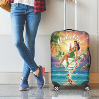 Aloha Hawaii Luggage Cover Hula Martini Tropical Vibes - Polynesian Pride