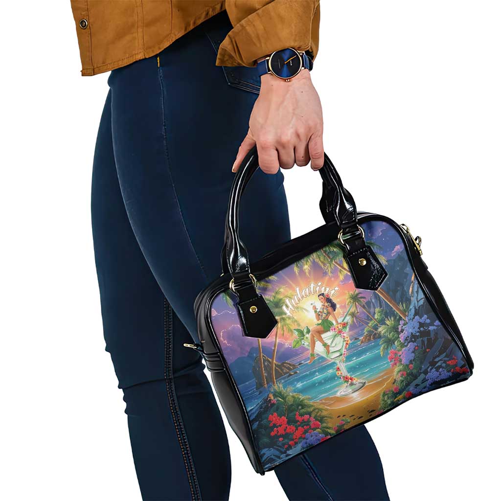 Aloha Hawaii Shoulder Handbag Hula Martini Tropical Vibes - Polynesian Pride