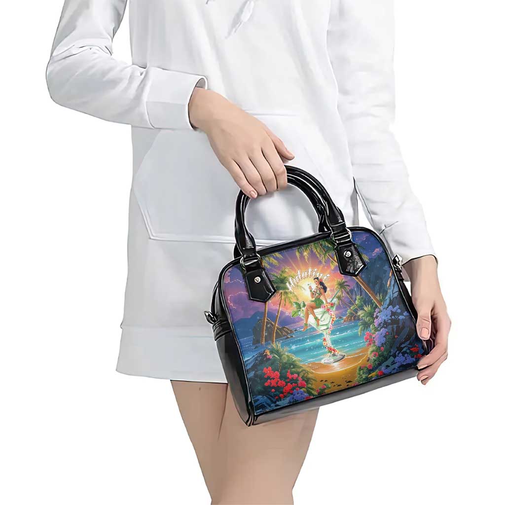 Aloha Hawaii Shoulder Handbag Hula Martini Tropical Vibes - Polynesian Pride