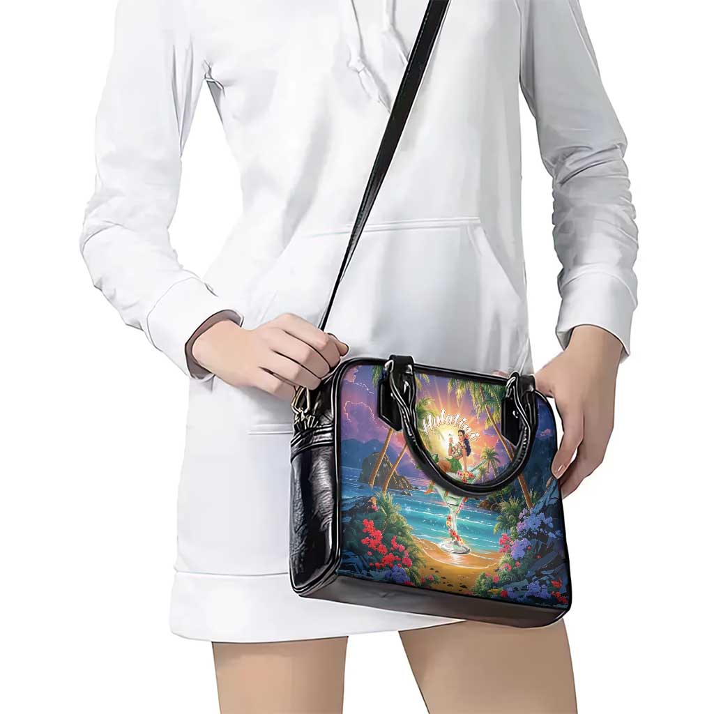 Aloha Hawaii Shoulder Handbag Hula Martini Tropical Vibes - Polynesian Pride