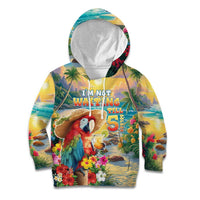 Hawaii Parrot Kid Hoodie Im Not Waiting Till 5 Oclock