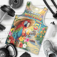 Hawaii Parrot Men Tank Top Im Not Waiting Till 5 Oclock