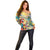Hawaii Parrot Off Shoulder Sweater Im Not Waiting Till 5 Oclock - Polynesian Pride
