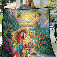Hawaii Parrot Quilt Im Not Waiting Till 5 Oclock