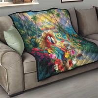 Hawaii Parrot Quilt Im Not Waiting Till 5 Oclock