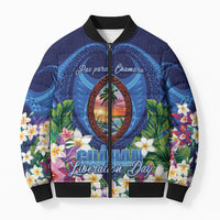Guam Liberation Day Bomber Puffer Jacket Pas Para I Chamoru