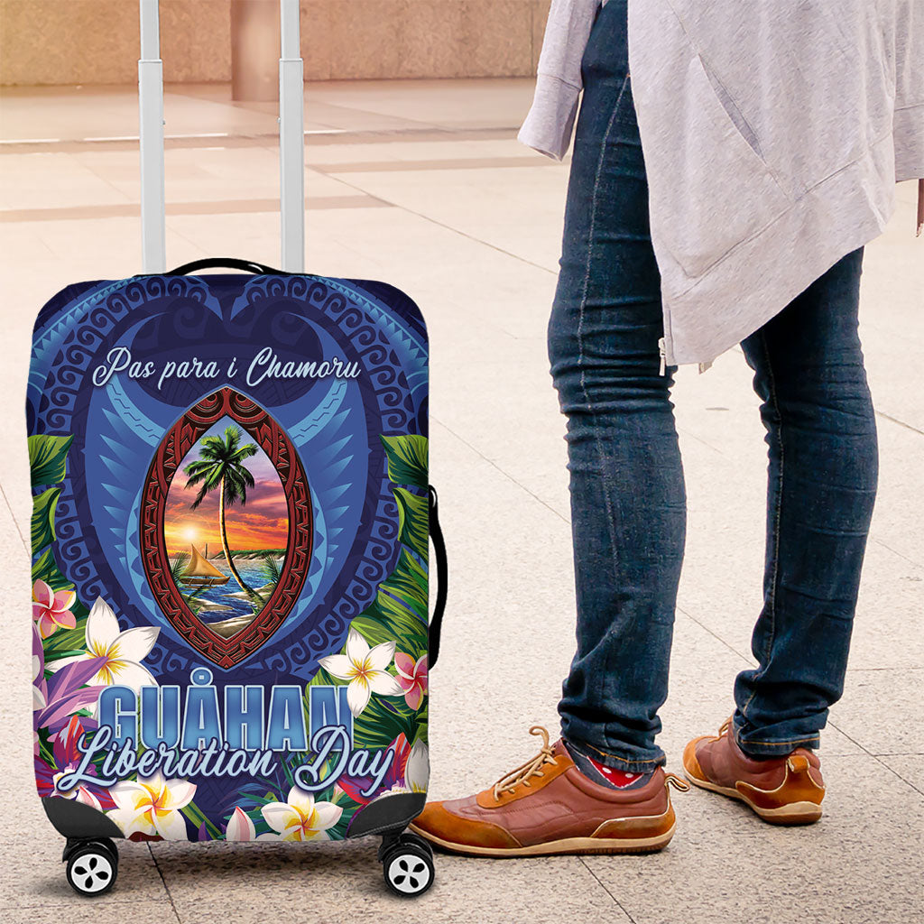Guam Liberation Day Luggage Cover Pas Para I Chamoru