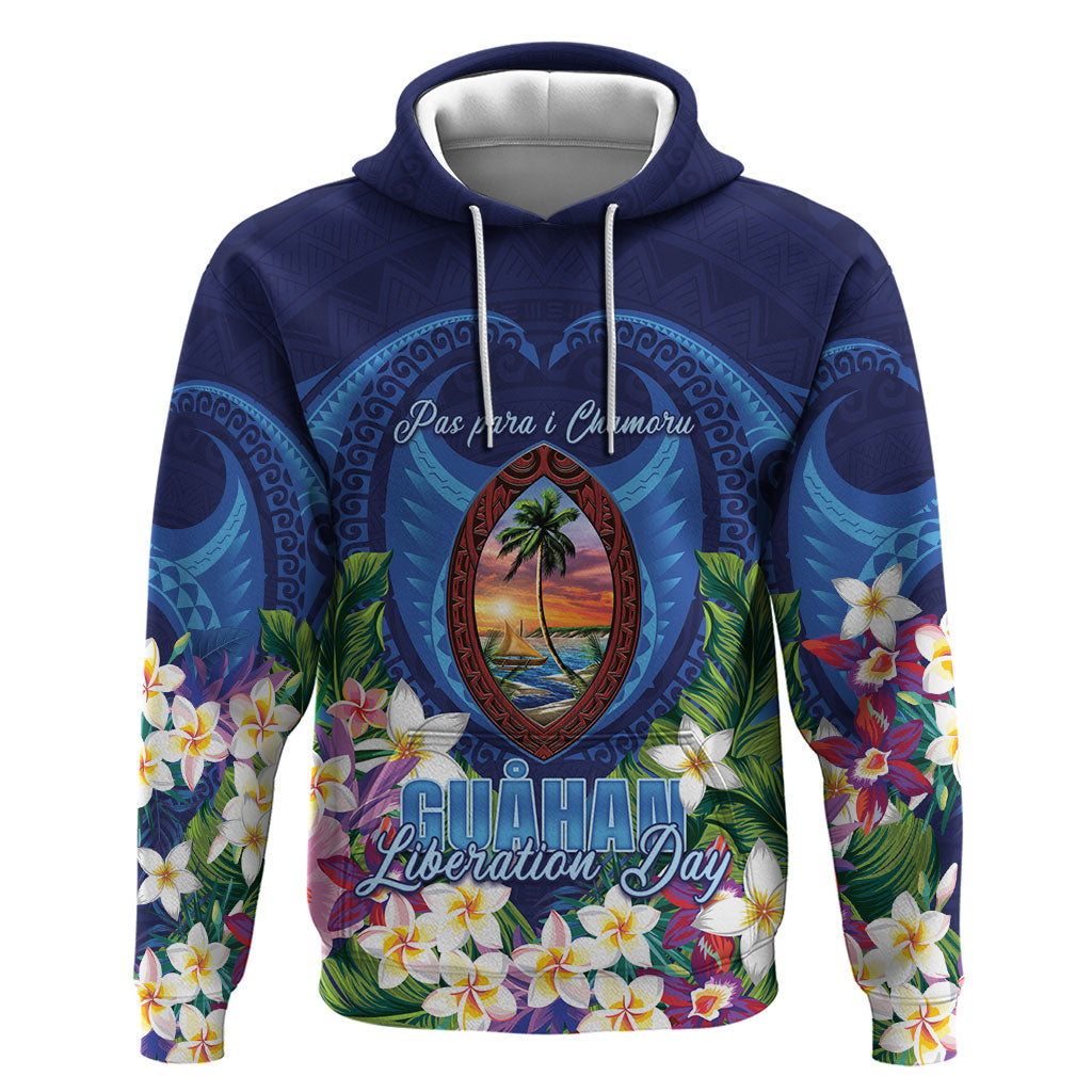 Guam Liberation Day Zip Hoodie Pas Para I Chamoru