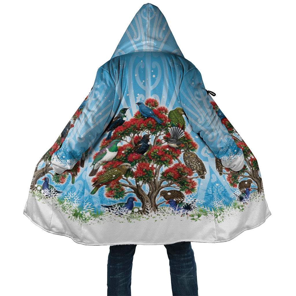 New Zealand Birds Christmas Cloak Pohutukawa Xmas Tree