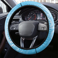 New Zealand Birds Christmas Steering Wheel Cover Pohutukawa Xmas Tree