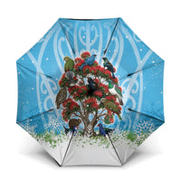 New Zealand Birds Christmas Umbrella Pohutukawa Xmas Tree