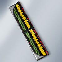 Hawaii Lei Kanaka Maoli Flag Auto Sun Shade Tropical Vibes