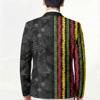 Hawaii Lei Kanaka Maoli Flag Blazer Tropical Vibes