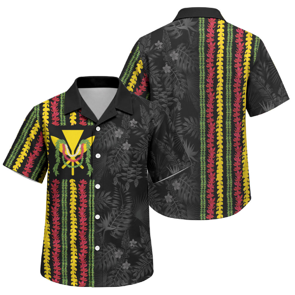 Hawaii Lei Kanaka Maoli Flag Family Matching Summer Maxi Dress and Hawaiian Shirt Tropical Vibes