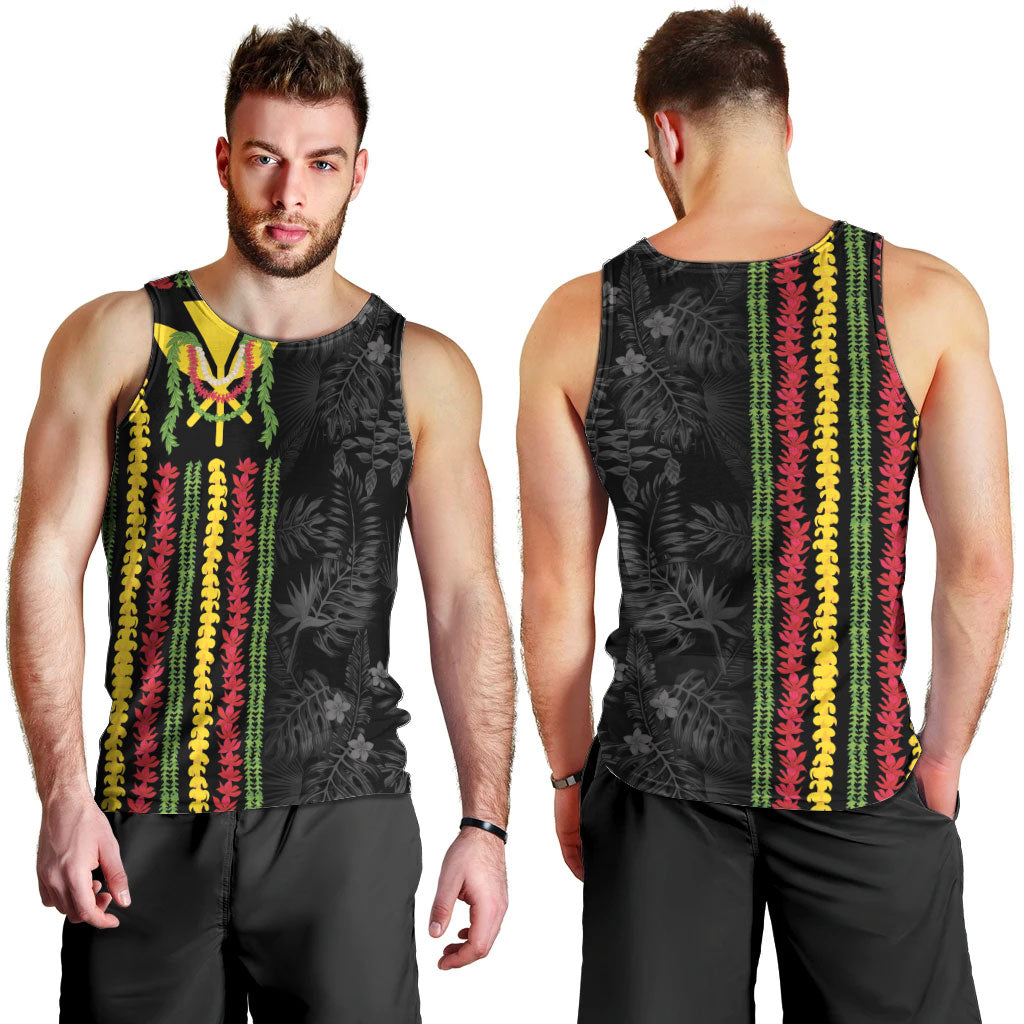 Hawaii Lei Kanaka Maoli Flag Men Tank Top Tropical Vibes