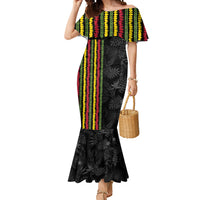 Hawaii Lei Kanaka Maoli Flag Mermaid Dress Tropical Vibes