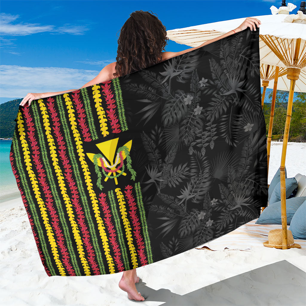 Hawaii Lei Kanaka Maoli Flag Sarong Tropical Vibes