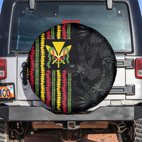 Hawaii Lei Kanaka Maoli Flag Spare Tire Cover Tropical Vibes