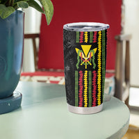 Hawaii Lei Kanaka Maoli Flag Tumbler Cup Tropical Vibes