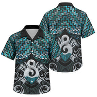 New Zealand Maori Family Matching Mermaid Dress and Hawaiian Shirt Poutama Pikorua - Single Twist Paua Shell