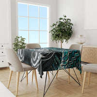 New Zealand Maori Tablecloth Poutama Pikorua - Single Twist Paua Shell