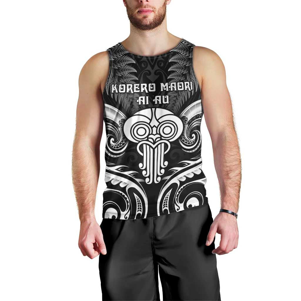 New Zealand Te Reo Maori Men Tank Top Korero Maori Ai Au