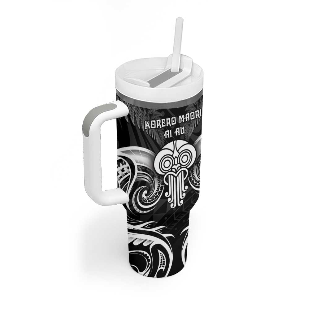 New Zealand Te Reo Maori Tumbler With Handle Korero Maori Ai Au