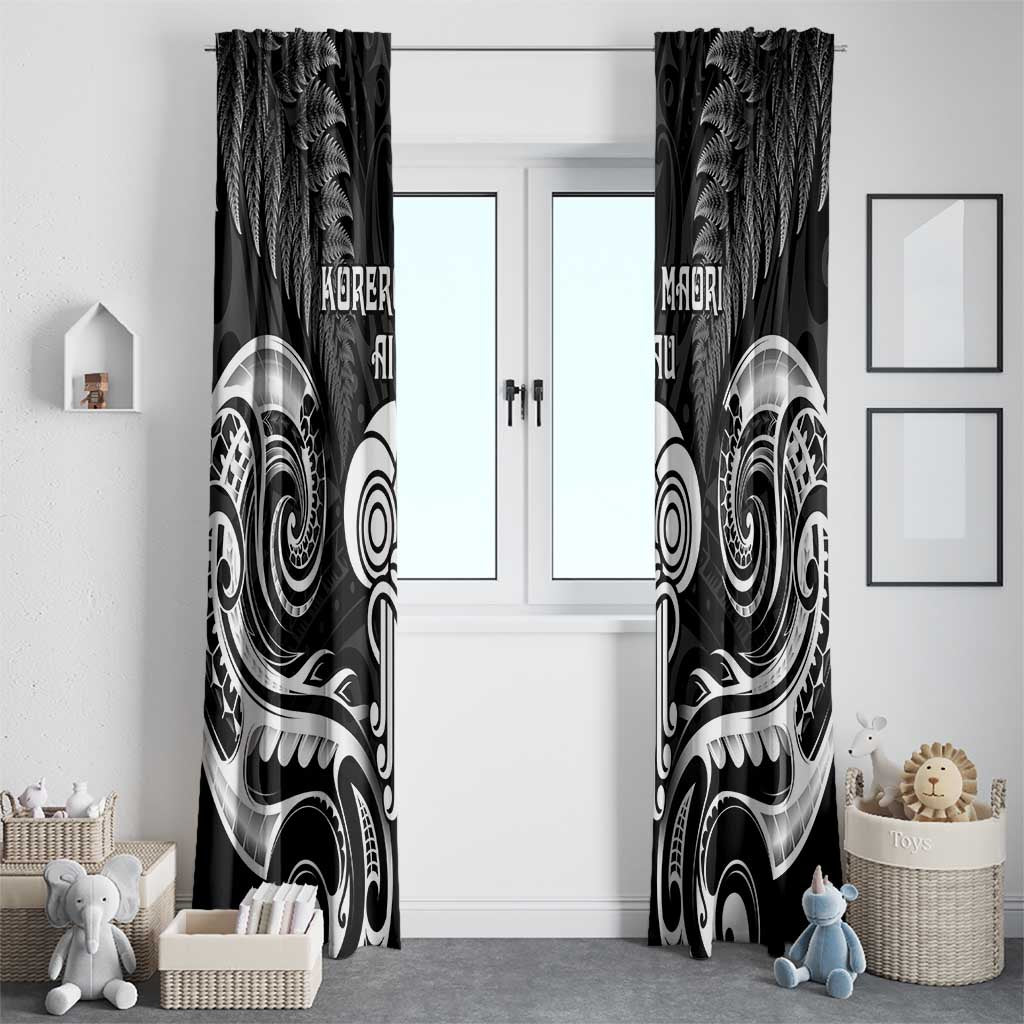 New Zealand Te Reo Maori Window Curtain Korero Maori Ai Au