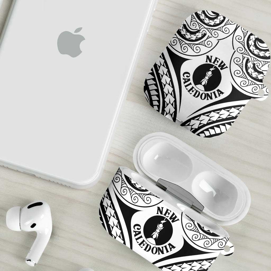 New Caledonia Day AirPods Case Polynesian Curves White Color LT05 - Polynesian Pride