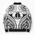 New Caledonia Day Bomber Puffer Jacket Polynesian Curves White Color - Polynesian Pride